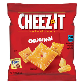 Sunshine® Cheez-it Crackers, 1.5 Oz Single-serving Snack Bags, White Cheddar, 8-box freeshipping - TVN Wholesale